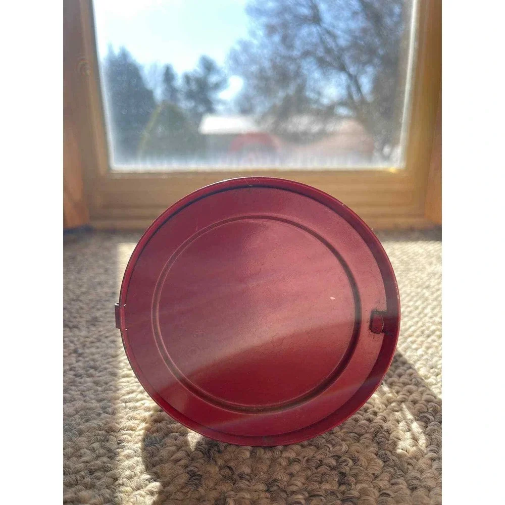 Vintage Dietz Comet H-12 Red Battery-operated Railroad Lantern Untested‎ Patina